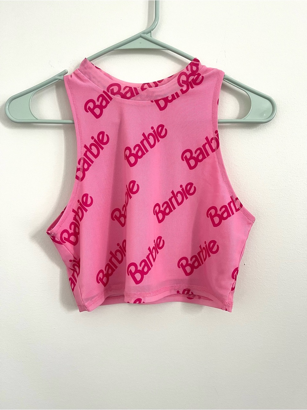 Barbie Pink Crop Tank